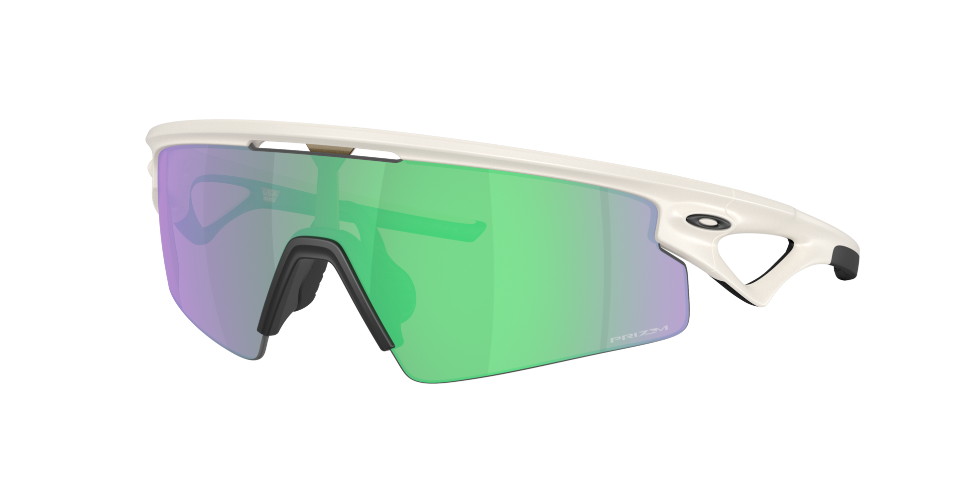 Oakley Unisex Sunglass Sphaera™ Strike - Couleur du Monture: Brouillard mat, Couleur de Lentille: Prizm Road Jade