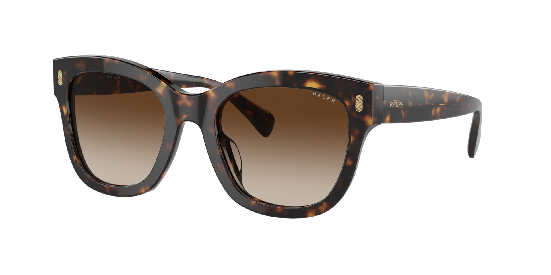 Ralph Woman Sunglass RA5301U Frame color Shiny Dark Havana Lens color Gradient Brown
