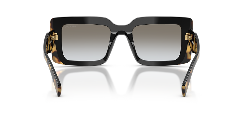 Prada PR D01S M (52 - 21) with Grey lenses and Black frame
