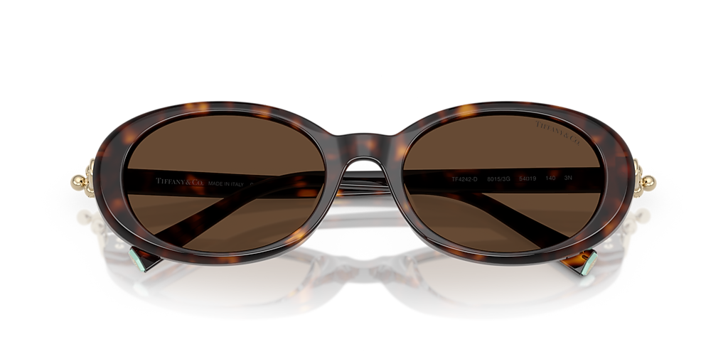 Tiffany & Co. TF4242D XXL (54 - 19) with Brown lenses and Tortoise
