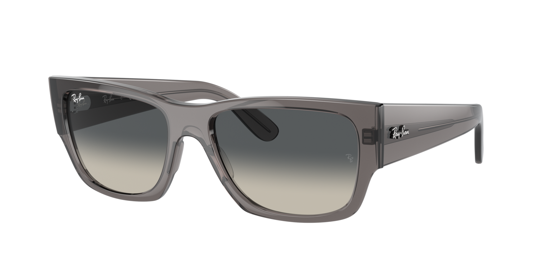 Ray-Ban Unisex Sunglass Carlos -  Frame color: Opal Dark Grey, Lens color: Grey
