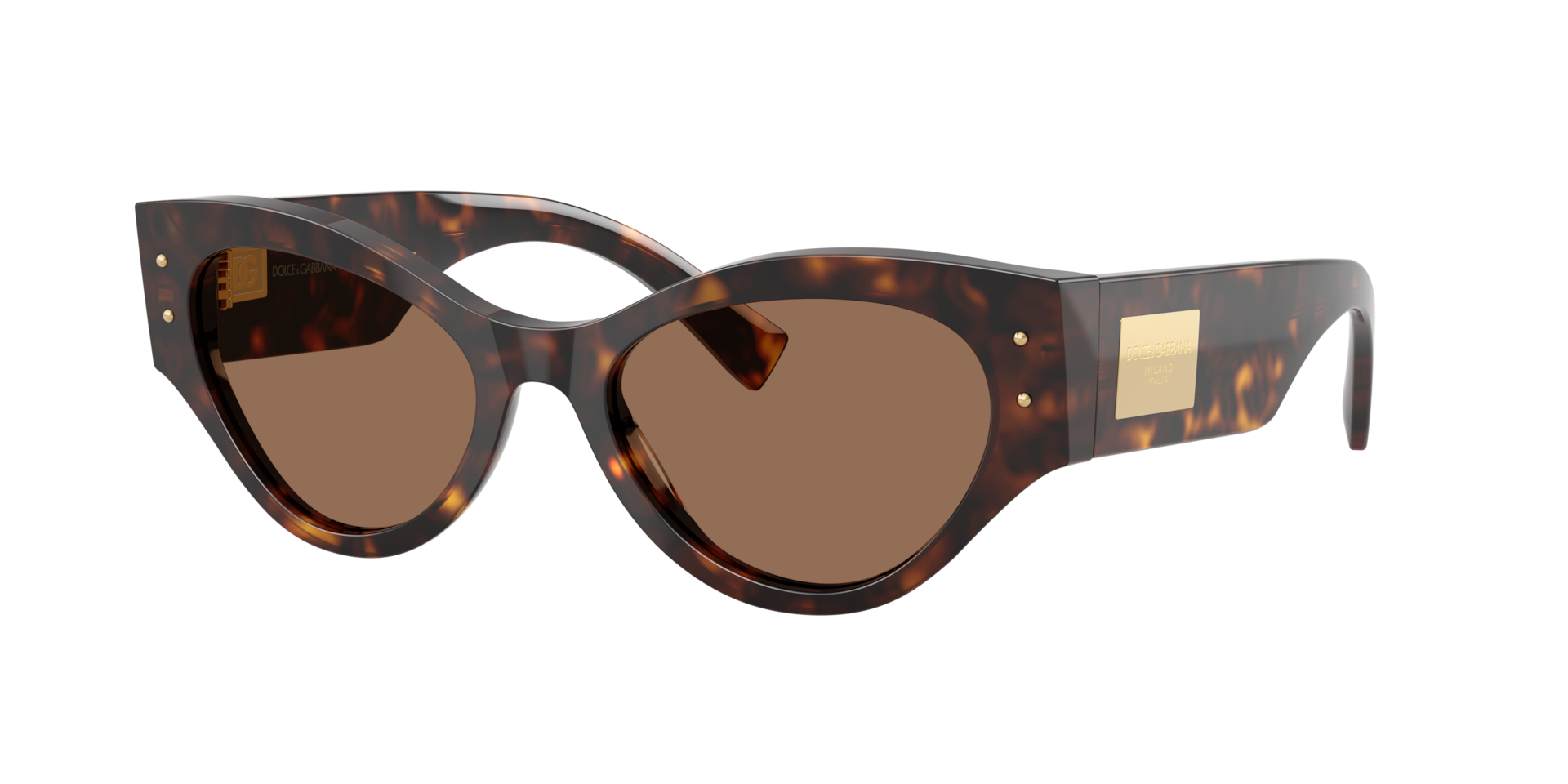 Dolce&Gabbana Woman Sunglass DG4480 -  Frame color: Havana, Lens color: Dark Brown