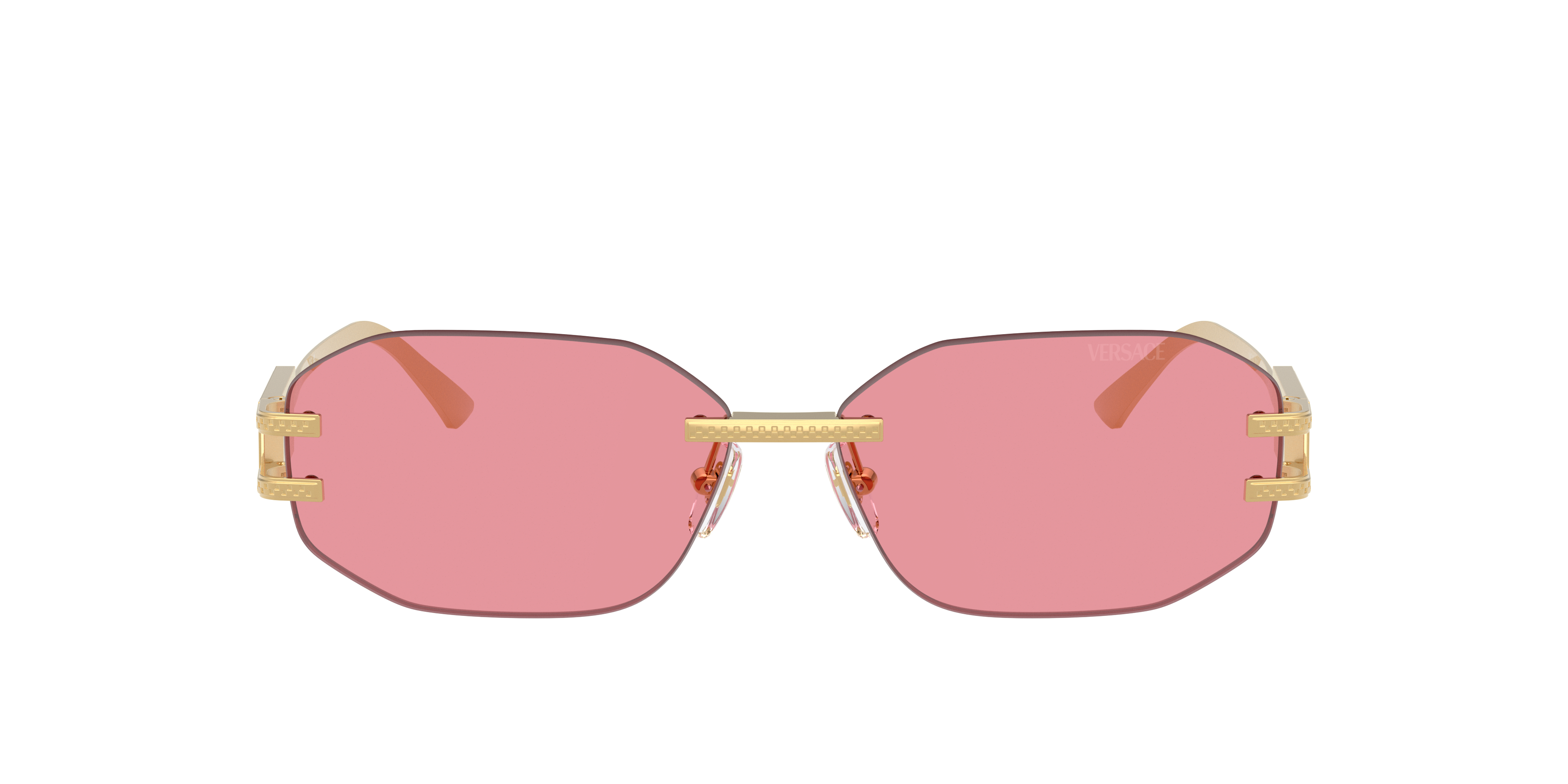 Versace VE2274 M (58 - 13) with Pink lenses and Gold frame
