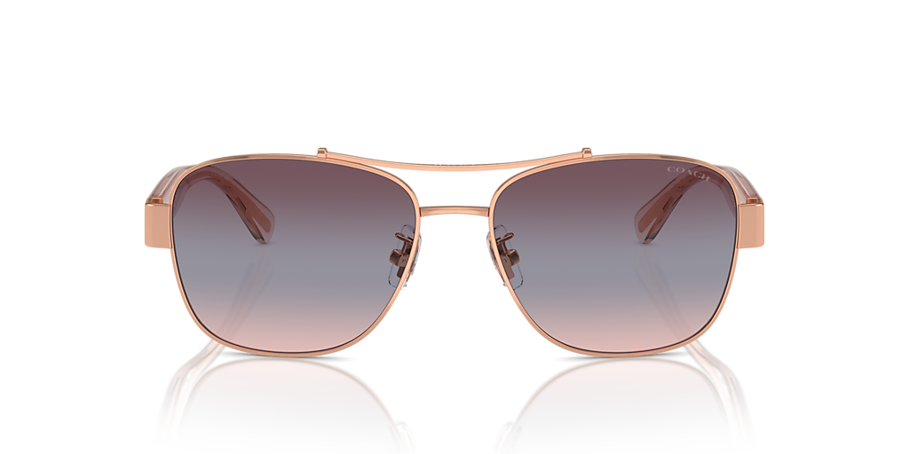 Coach CR617 M (56 - 16) with Violet lenses and Gold frame  display picture 3