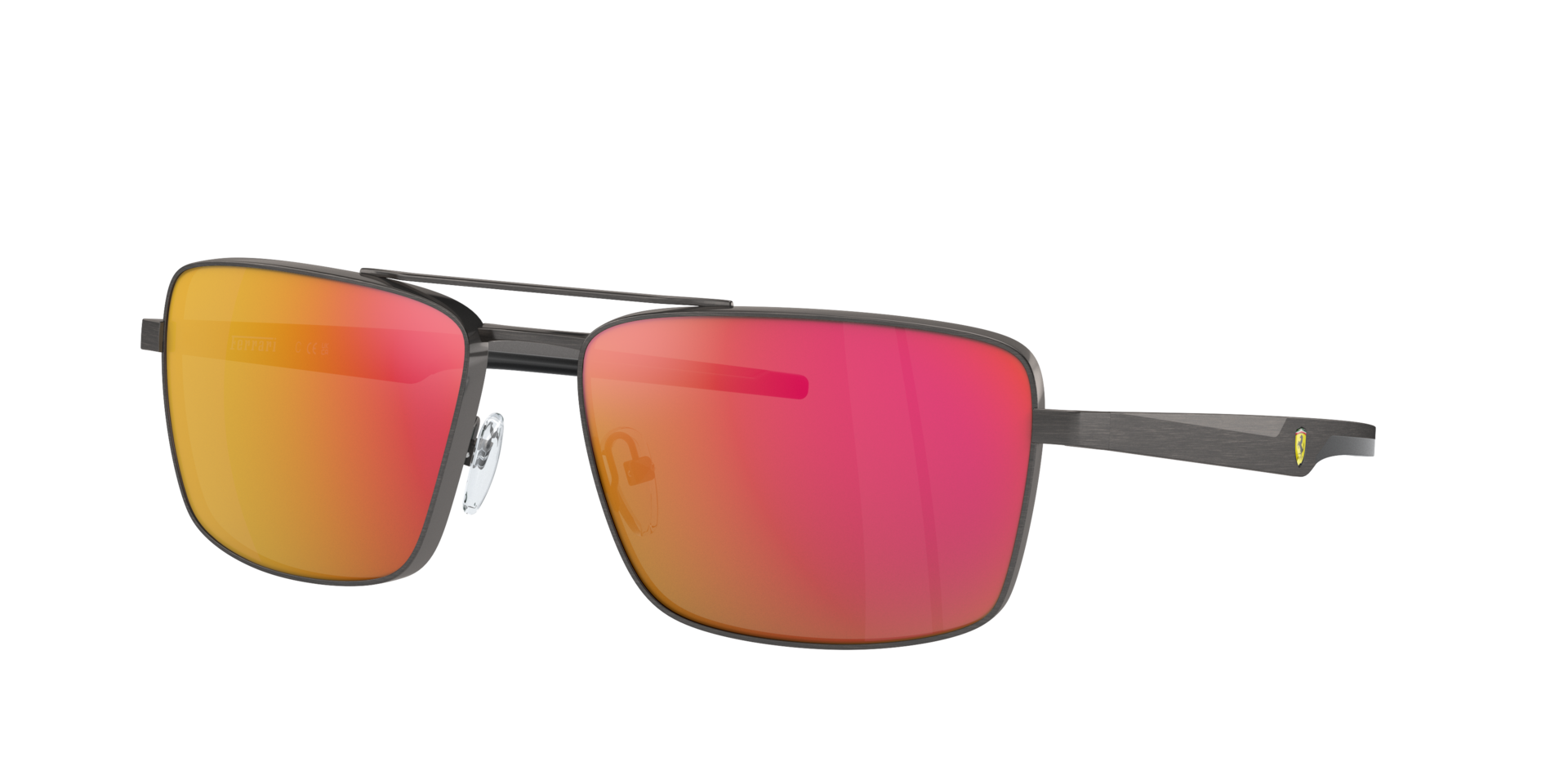 Scuderia Ferrari Homme Sunglass FZ5001 - Couleur du Monture Gunmetal fonc Couleur de Lentille Rouge effet miroir 175 €
