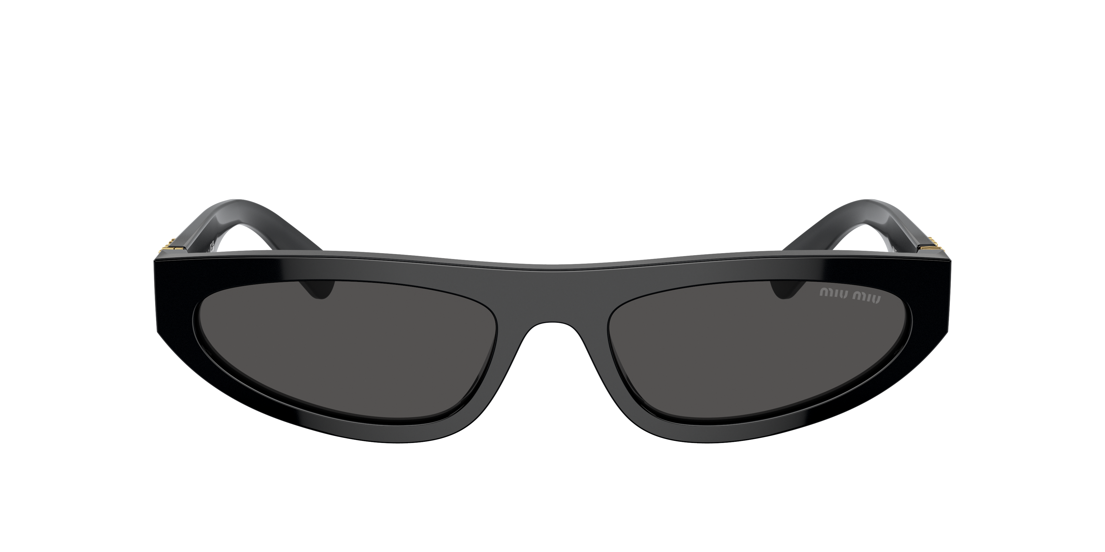 Miu Miu MU 07ZS L (56 - 19) with Grey lenses and Black frame