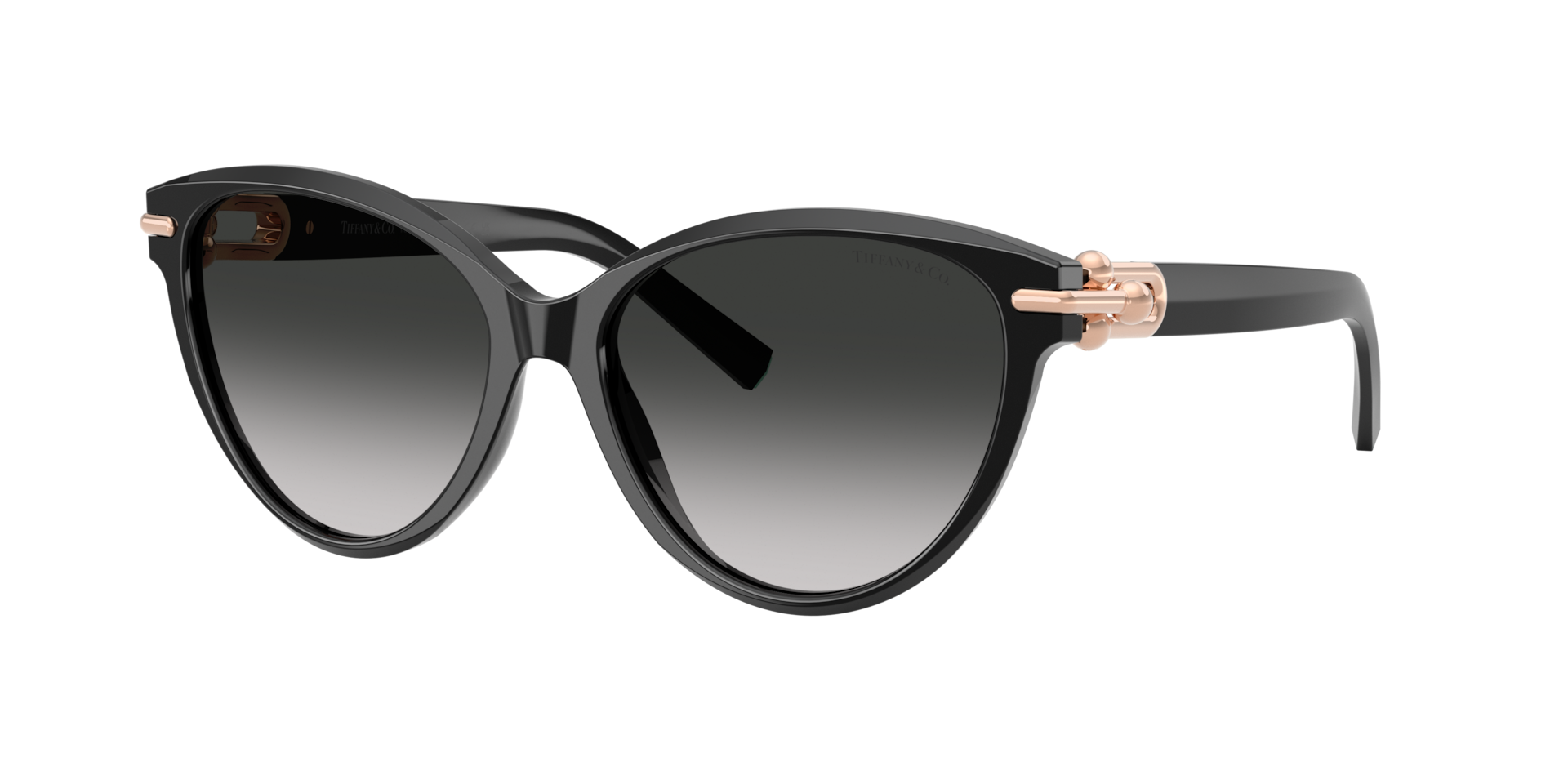 Tiffany & Co. Mujer Gris Degradado Sunglass Tf4261 - Color Del Marco: Negro, Color De La Lente: