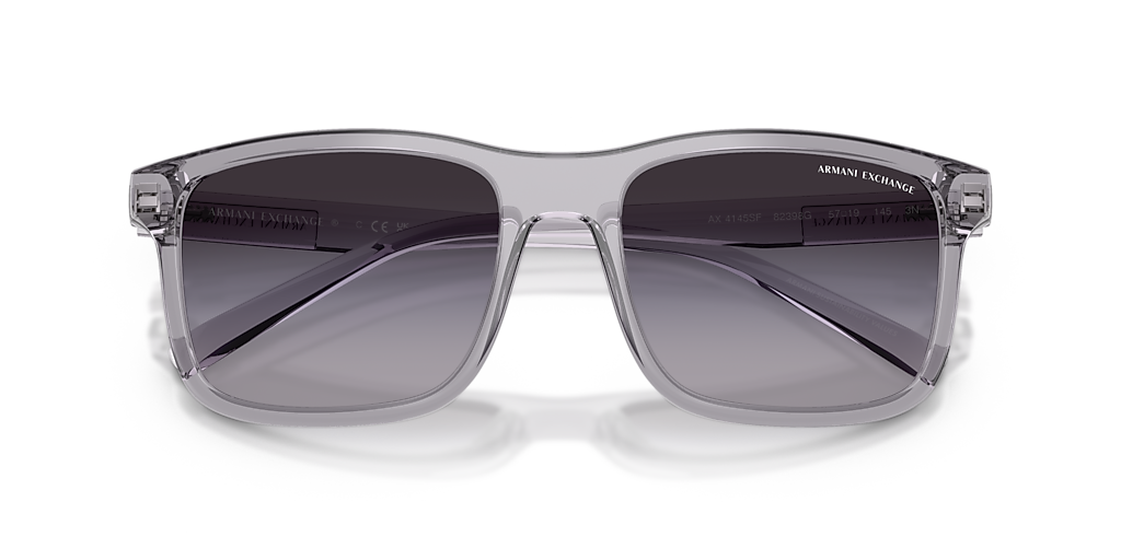 Armani Exchange AX4145SF XXL (57 - 19) with Grey lenses and Grey