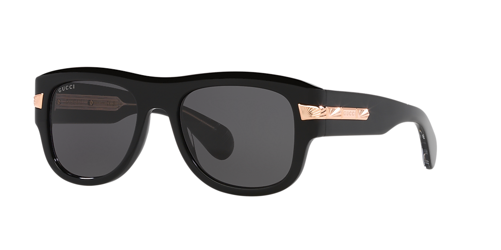 Gucci GG1517S M (54 - 19) with Grey lenses and Black frame