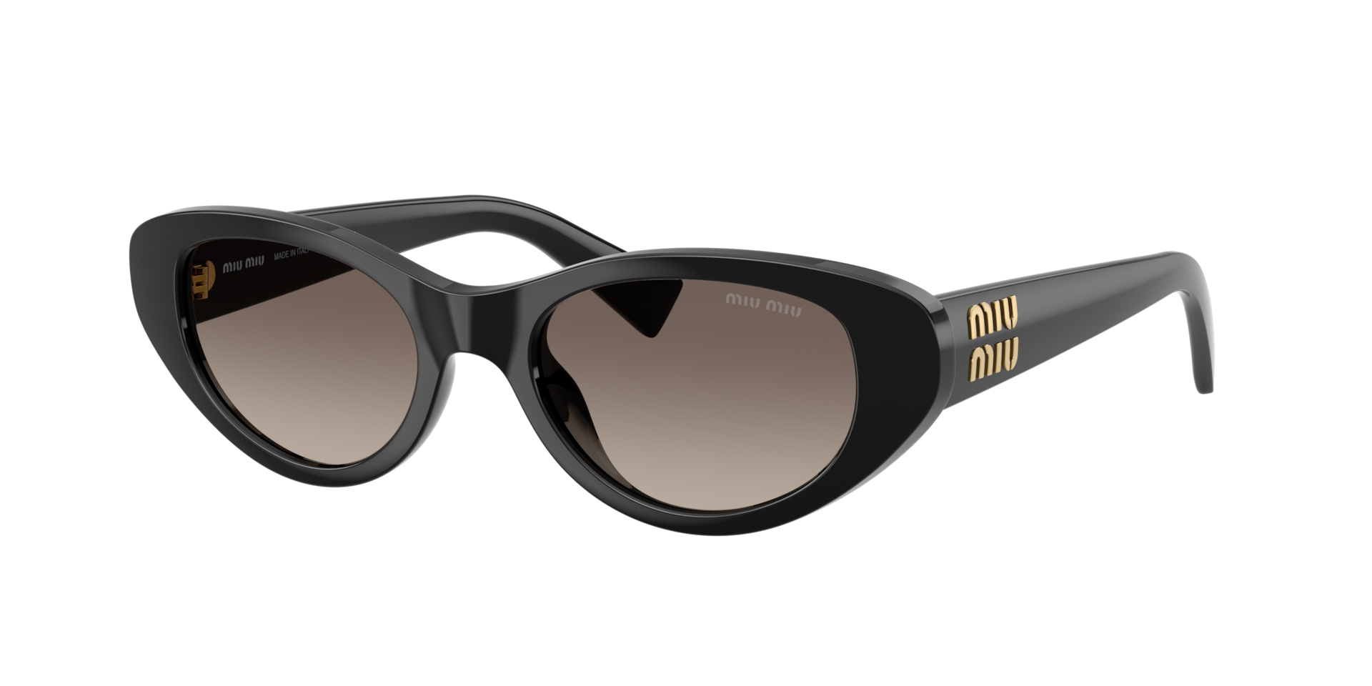 Miu Miu Woman Sunglass MU C03SU -  Frame color: Black, Lens color: Grey Gradient