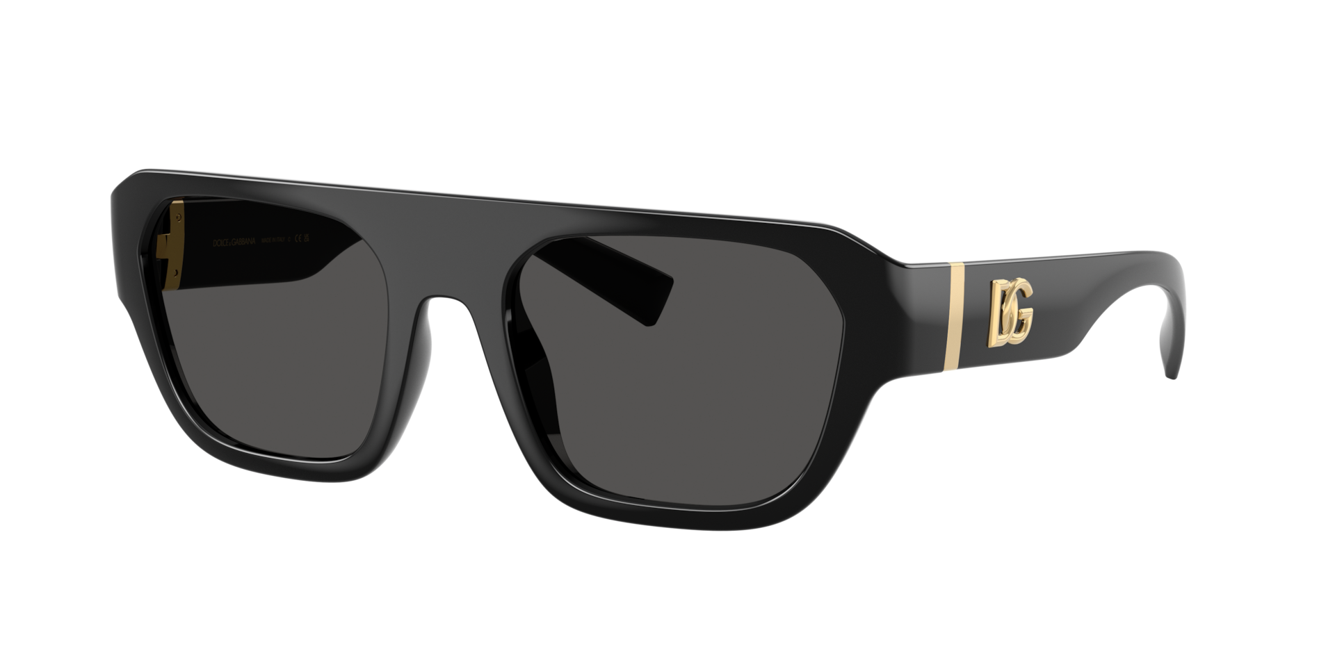 Dolce&Gabbana Man Sunglass DG6206 -  Frame color: Black, Lens color: Dark Grey