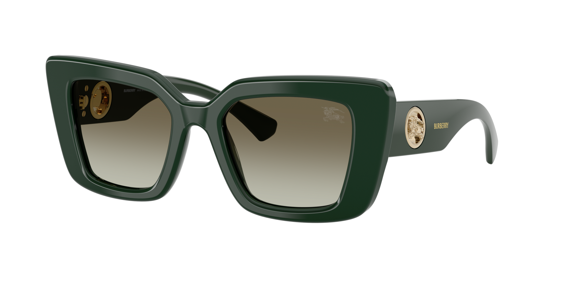 Burberry Woman Sunglass BE4476 -  Frame color: Green, Lens color: Green Gradient