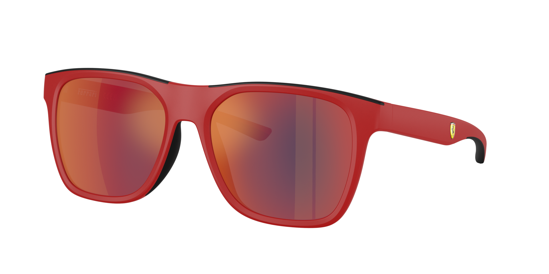 Scuderia Ferrari Unisex Sunglass FZ6013D -  Frame color: Matte Red, Lens color: Mirror Red