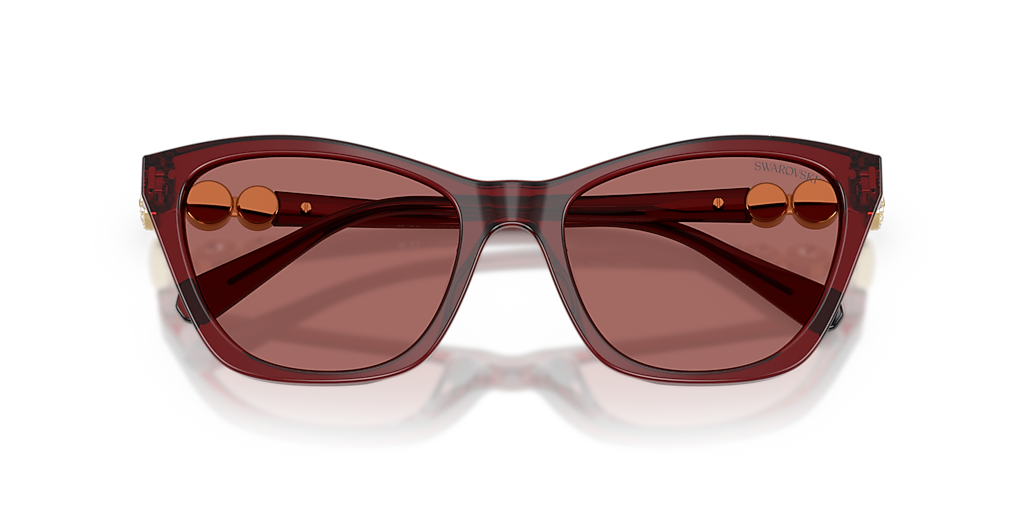 Swarovski SK6068U XL (54 - 18) with Violet lenses and Red frame