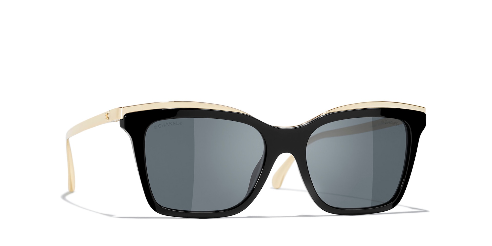 Chanel Woman Sunglass CH4301 -  Frame color: Black, Lens color: Dark Grey