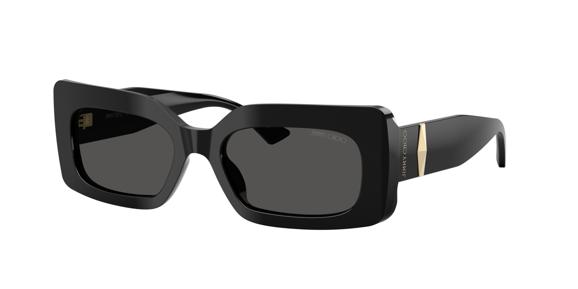 Jimmy Choo Mujer Gris Oscuro Sunglass Jc5067 - Color Del Marco: Negro, Color De La Lente: