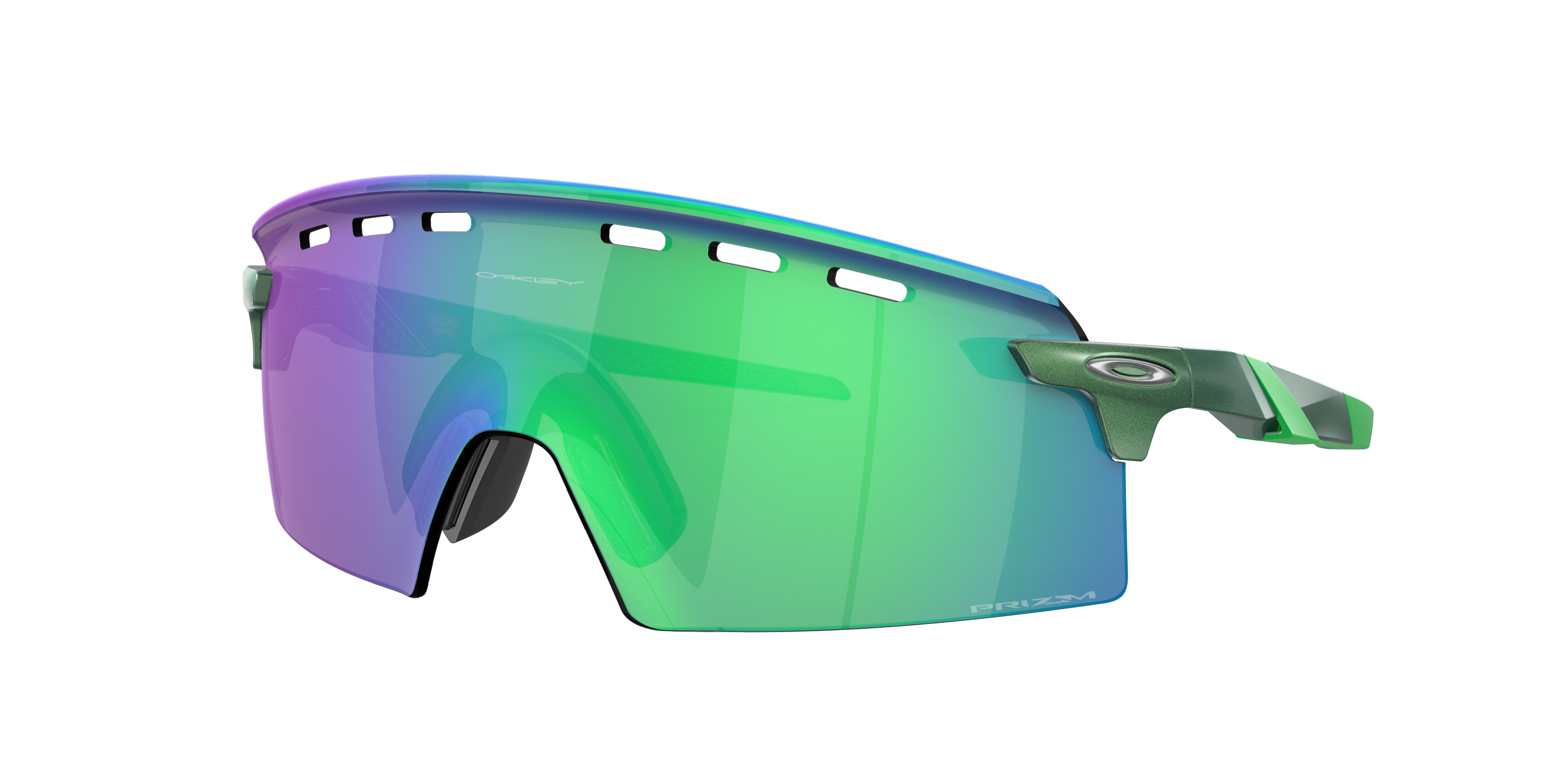 Oakley Man Sunglass Encoder Strike -  Frame color: Gamma Green, Lens color: Prizm Jade