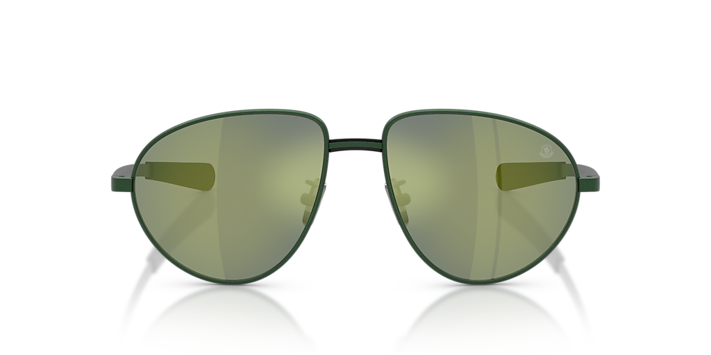 Moncler ME4009 VIZLA L (55 - 16) with Green lenses and Green frame