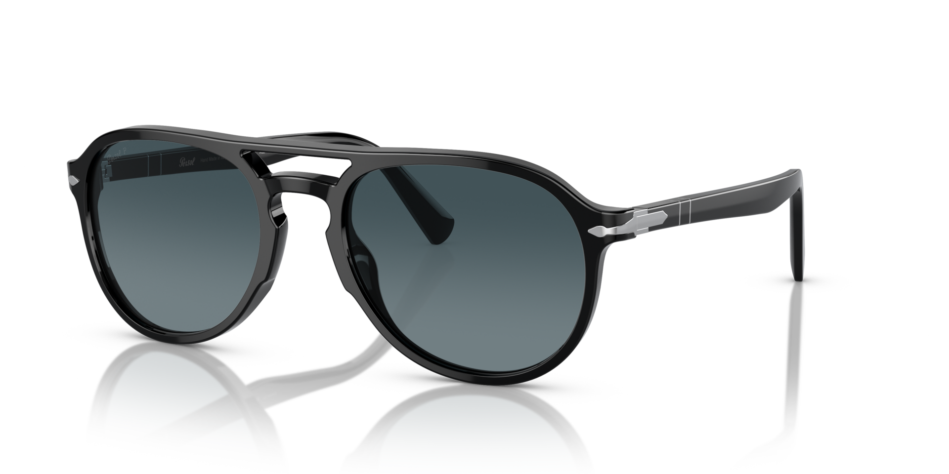 Persol PO3235S XL (55 - 20) with Blue lenses and Black frame