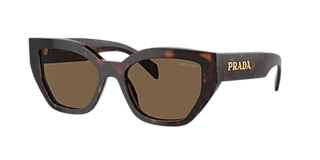 Prada PR C02S L (57 - 13) with Violet lenses and Black frame