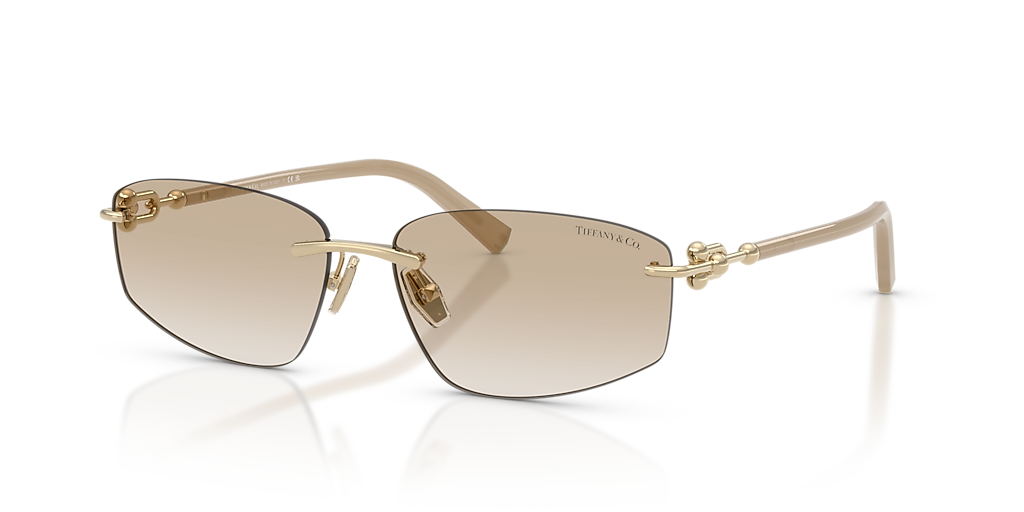 か*ー様 Tiffany & Co. ゴールドフレーム サングラス Tiffany & Co. TF3114 L (59 - 15) with Grey lenses and Gold frame