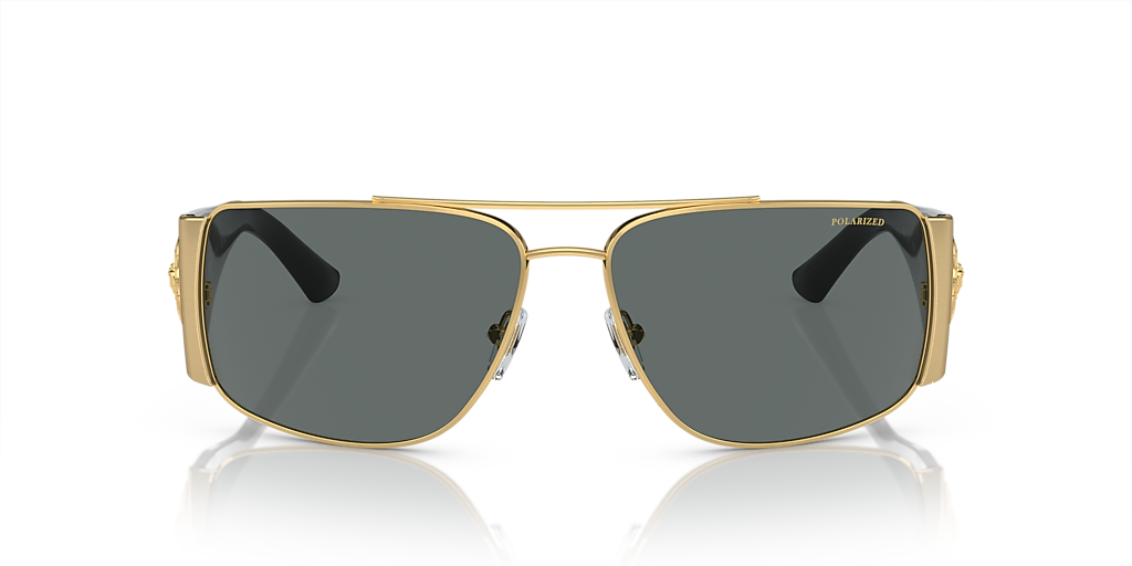 Versace VE2163 L (63 - 15) with Grey lenses and Gold frame  display picture 1