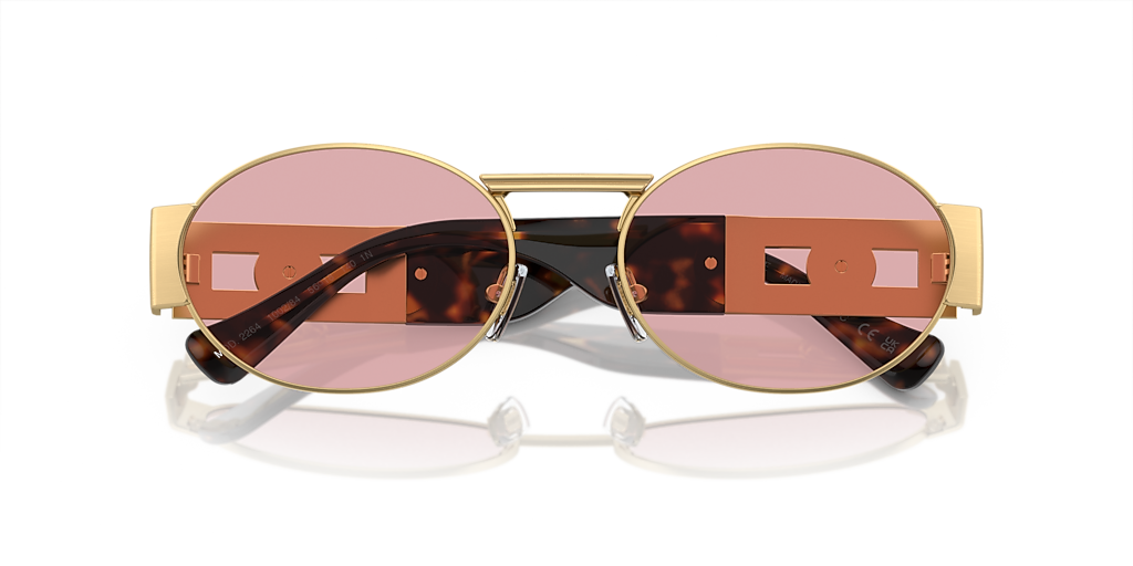 Versace VE2264 L (56 - 18) with Violet lenses and Gold frame