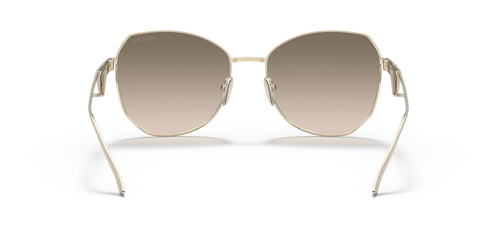 Prada butterfly sunglasses spr57y pale gold brown lens Side Logo Butterfly Lens Sunglasses | PRADA – Marissa  main image 2