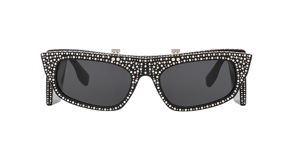 BURBERRY ブラック サングラス Burberry BE4383 L (55 - 19) with Grey lenses and Black frame