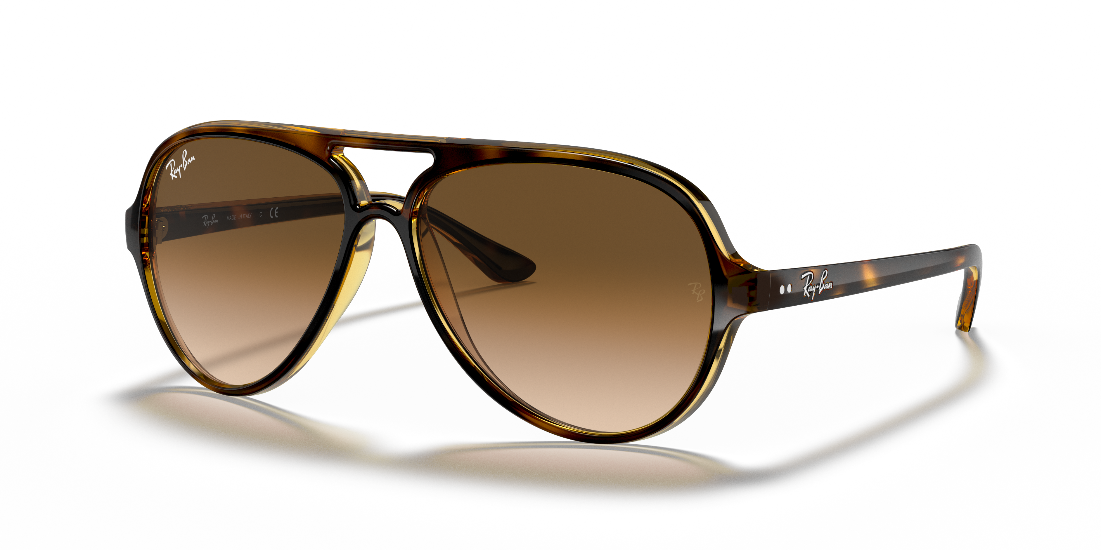 Ray-Ban Cats 5000 Classic M (59 - 13) with Brown lenses and