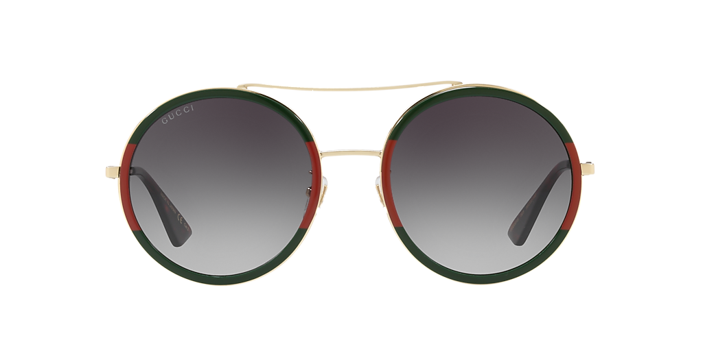 Gucci GG0061S XXS (56 - 22) with Green lenses and Tortoise frame