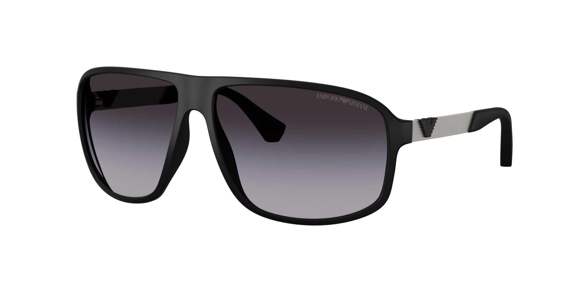 Emporio Armani Man Sunglass EA4029 -  Frame color: Rubber Black, Lens color: Gradient Grey