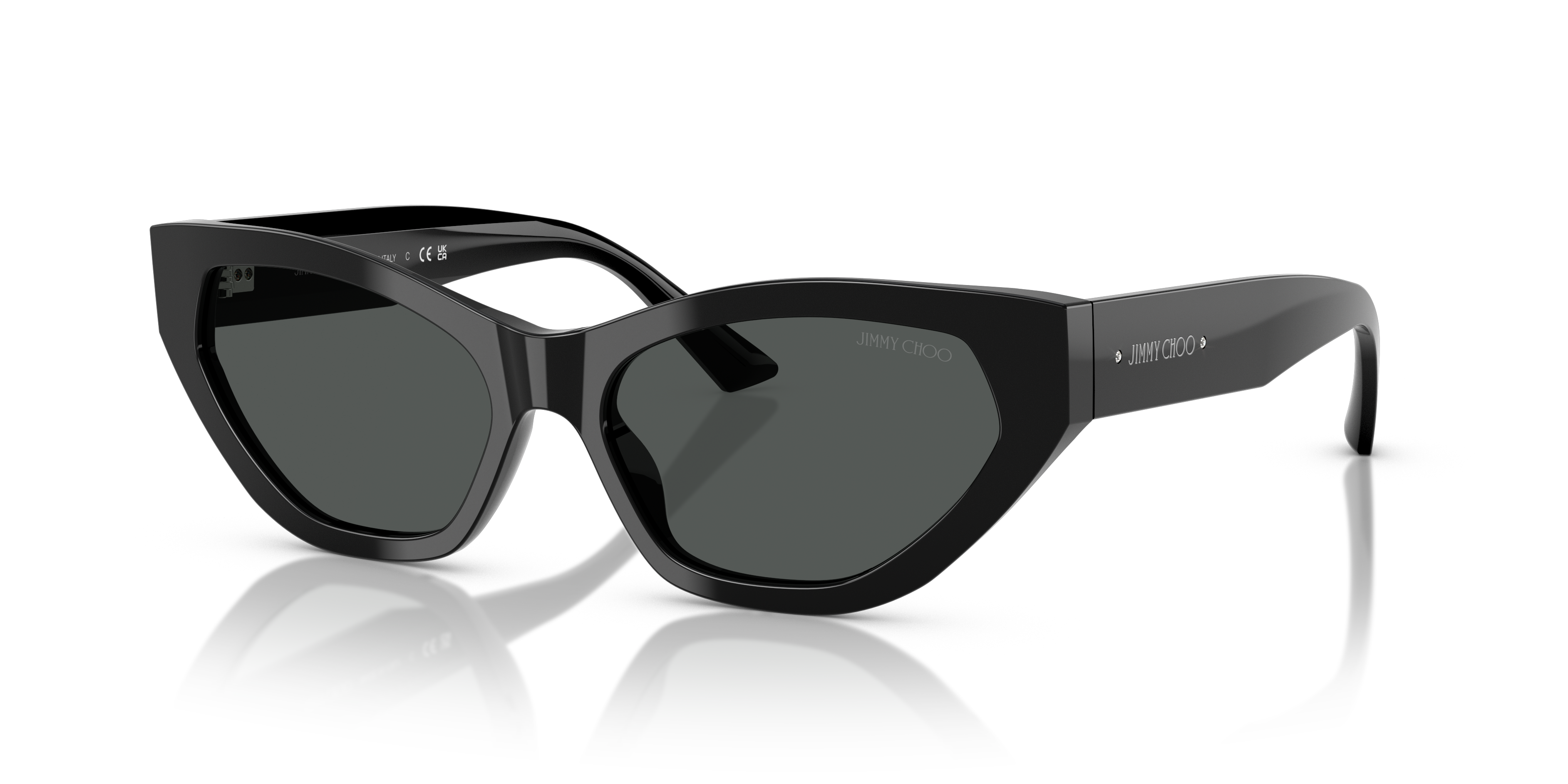 Jimmy Choo JC5022B M (55 - 16) with Grey lenses and Black frame