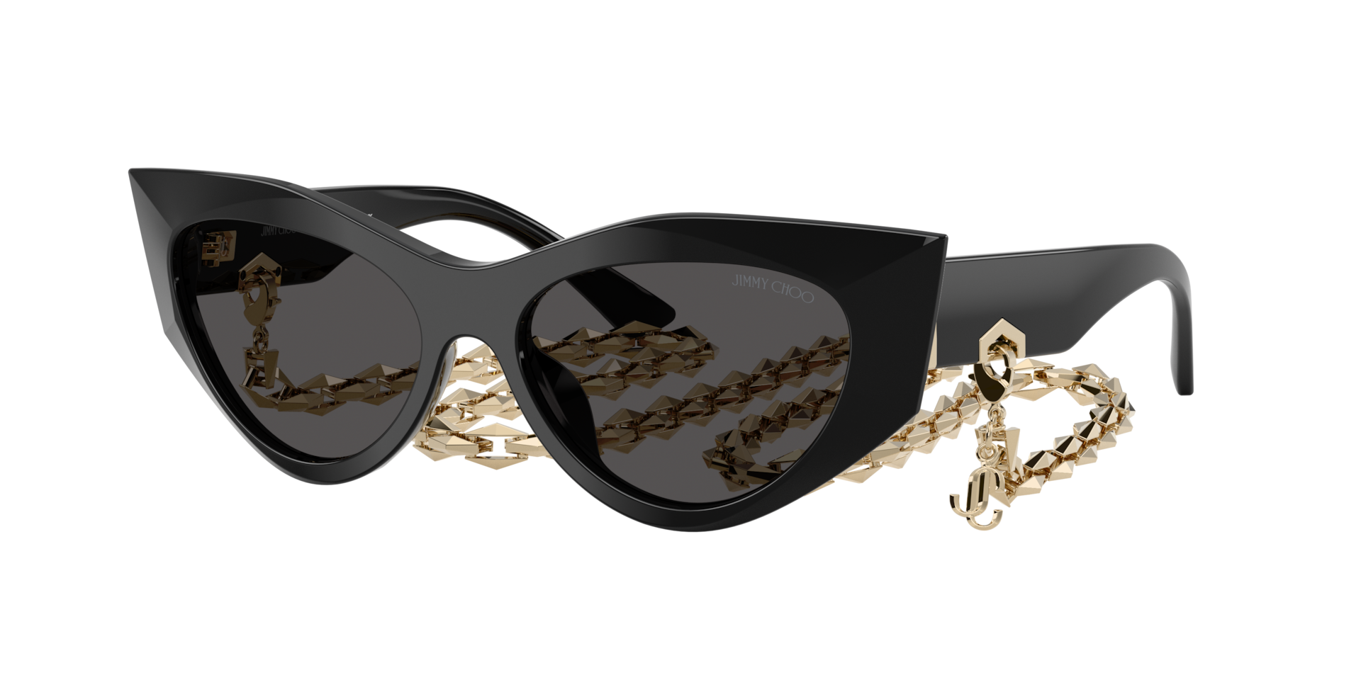 Jimmy Choo Femme Sunglass JC5045U - Couleur du Monture: Noir, Couleur de Lentille: Gris foncé