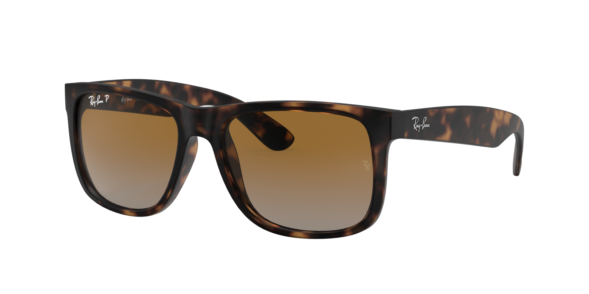 Ray-Ban Justin Classic S (54 - 16) with Brown lenses and Tortoise
