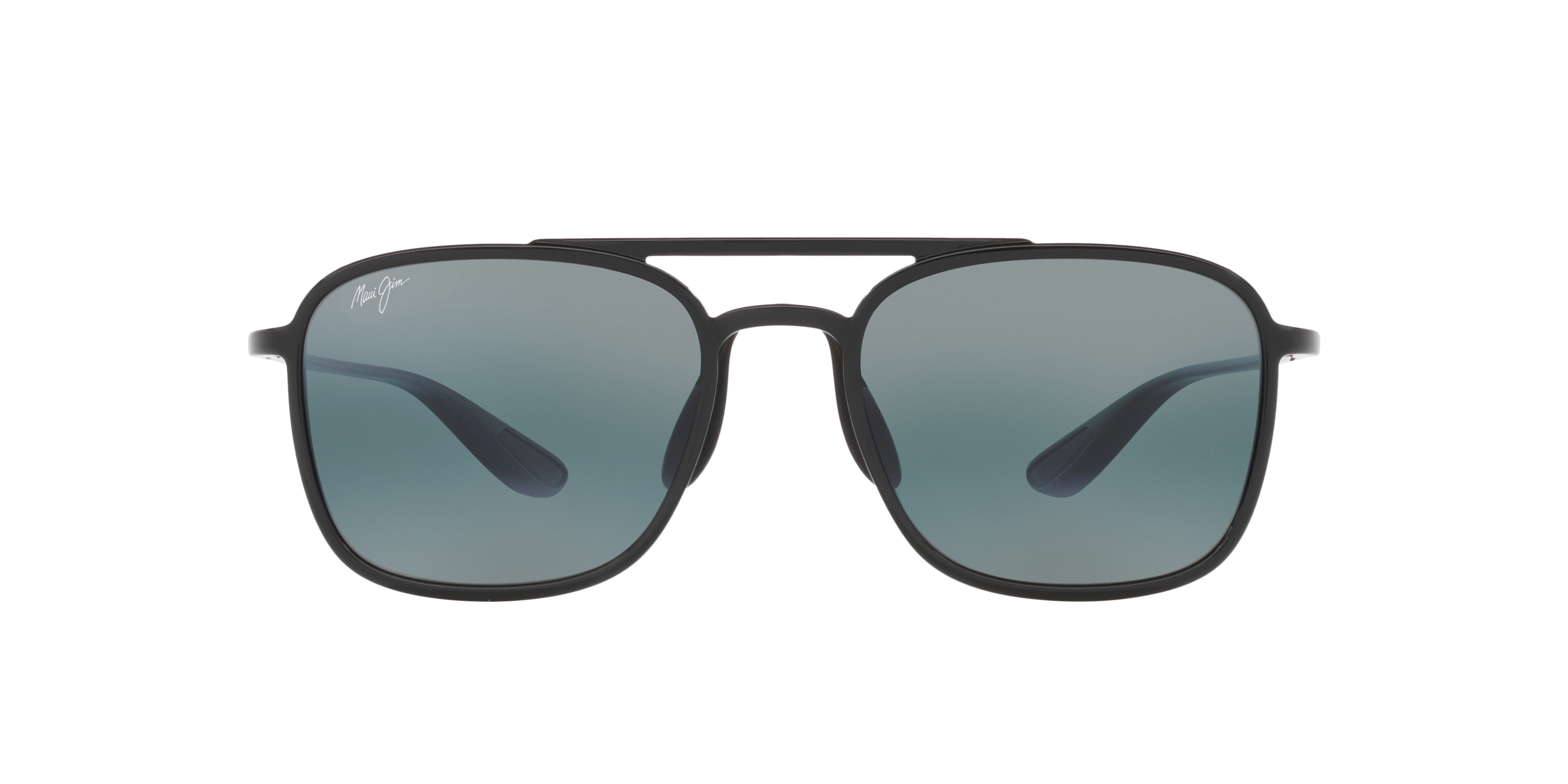 154　まゆみ Maui Jim Keokea XXS (55 - 20) with Grey lenses and Black frame