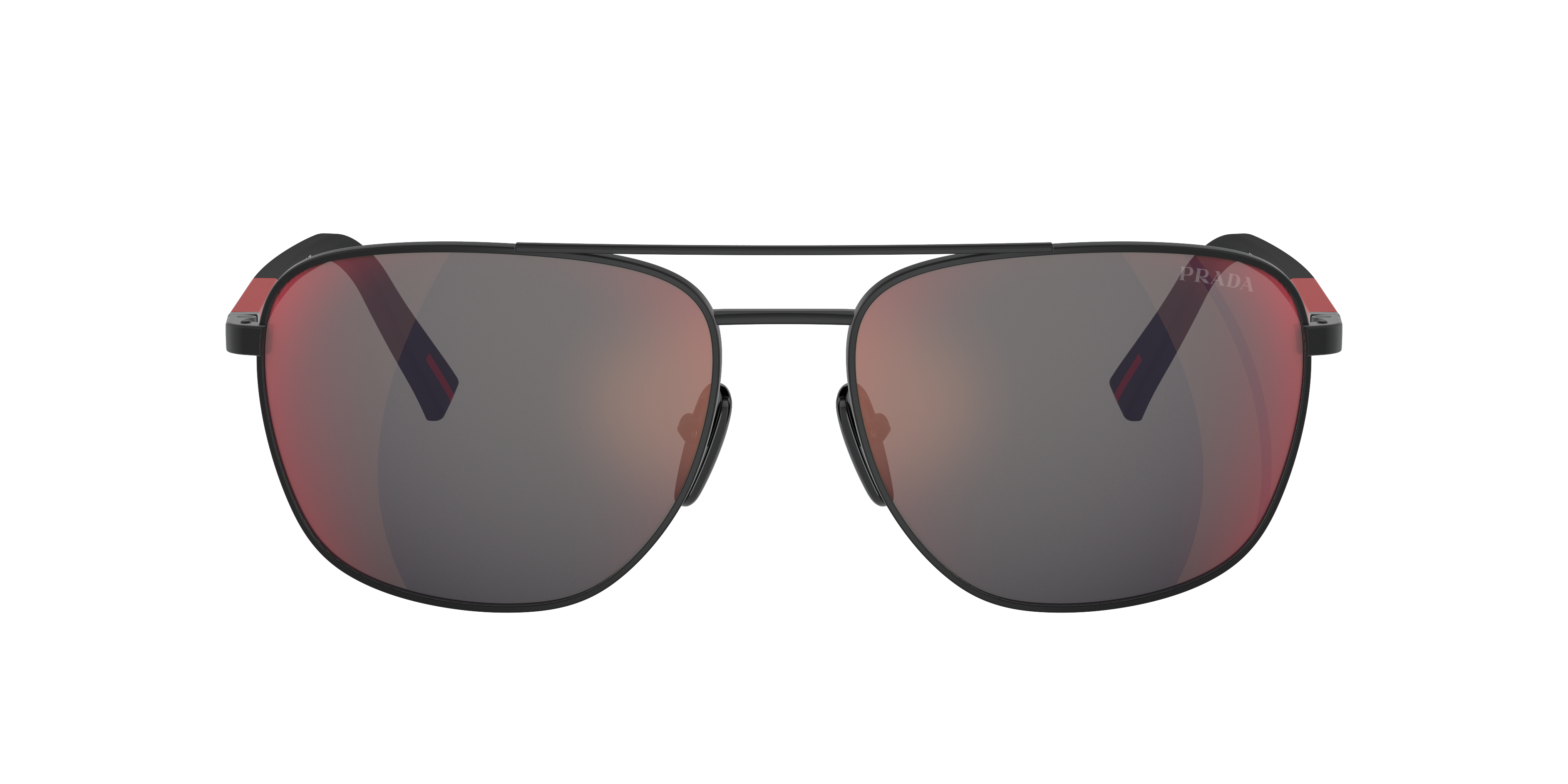 Prada Linea Rossa PS 54ZS XXL (60 - 17) with Grey lenses and Black