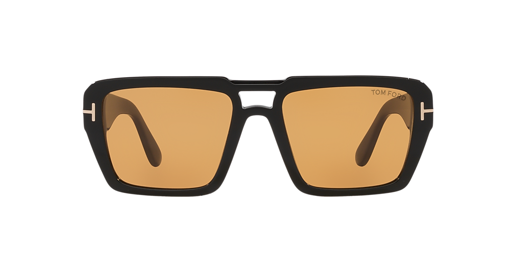 Tom Ford サングラス Tom Ford Redford TR XXL (56 - 19) with Brown lenses and Black