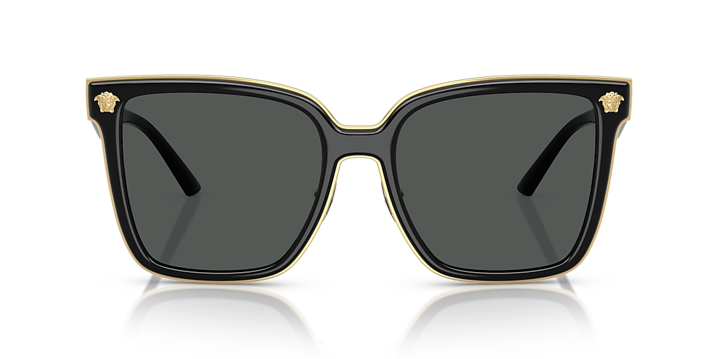 Versace VE2278D XXL (58 - 19) with Grey lenses and Black frame