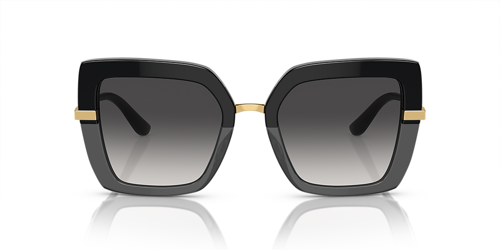 Dolce&Gabbana DG4373 XL (52 - 21) with Grey lenses and Black frame