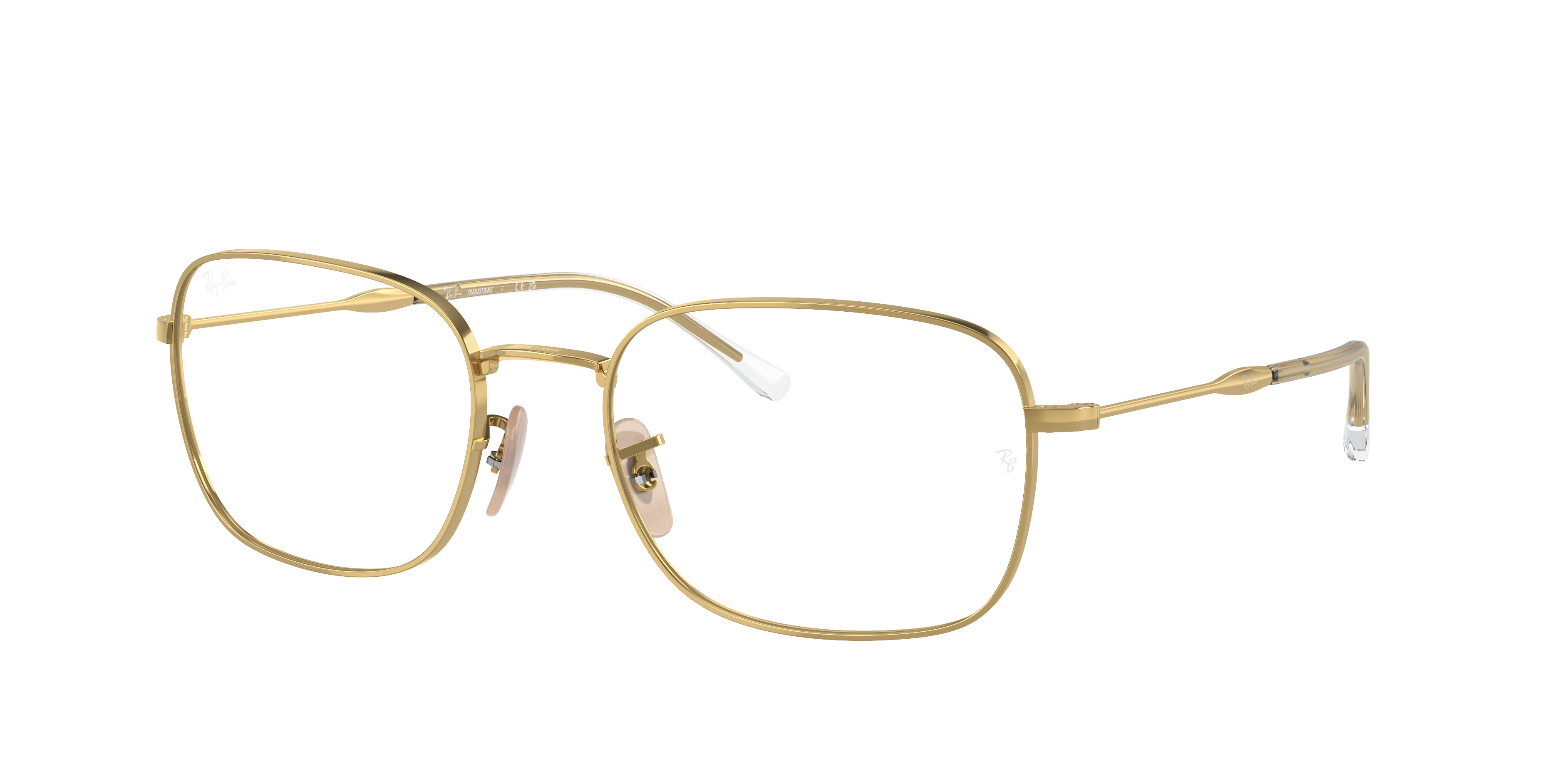 Ray-Ban Unisex Sunglass RB3706 Transitions® -  Frame color: Arista Gold, Lens color: Clear/Grey