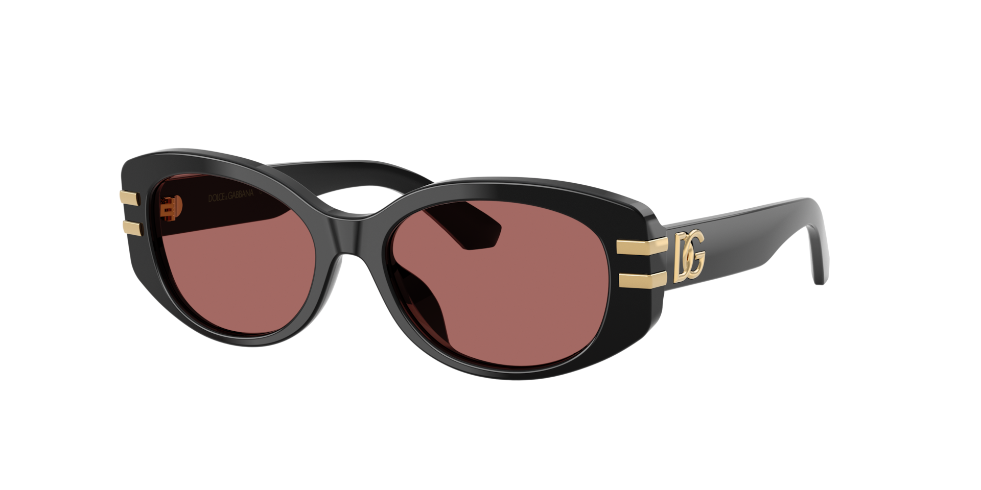 Dolce&Gabbana Unisex Sunglass DX4014 - Rahmenfarbe: Schwarz, Linsenfarbe: Dunkelviolett