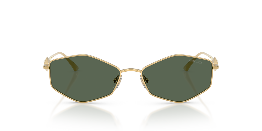 Jimmy Choo JC4017 M (55 - 16) with Green lenses and Gold frame