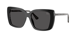 Burberry BE3168 XL (0 - 137) with Silver lenses and Black frame