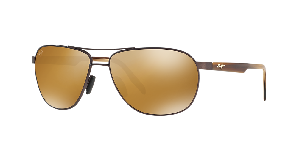 Maui Jim 728 Castles XL (61 - 16) with Copper lenses and Brown