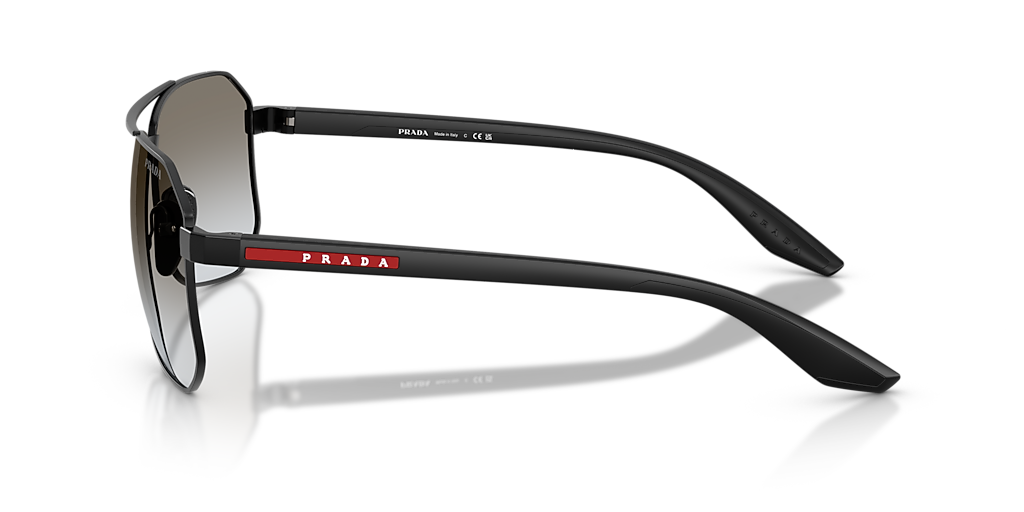 Prada Linea Rossa PS A53S XXL (62 - 14) with Grey lenses and Black