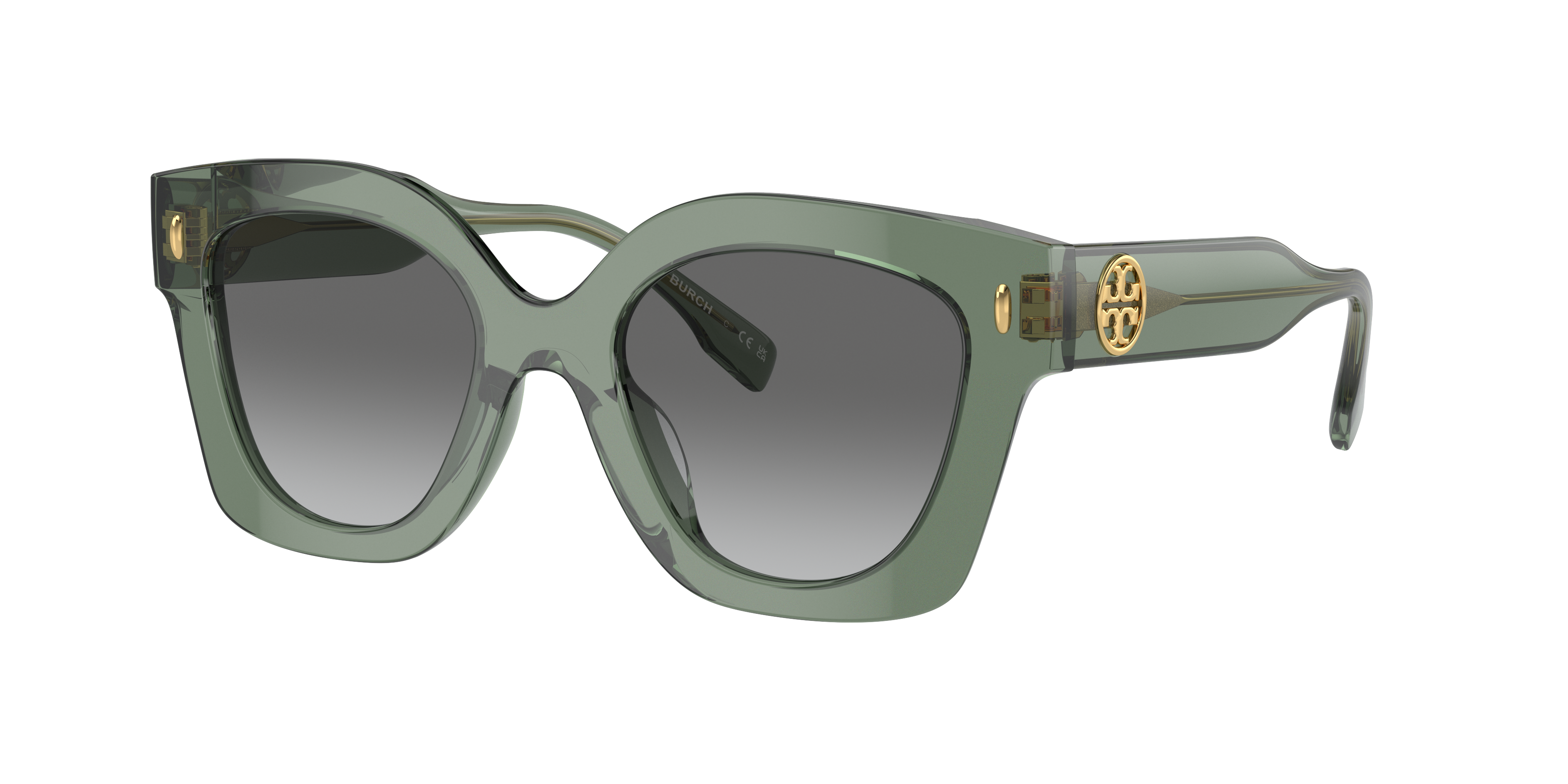 Tory Burch TY7201U S (49 - 20) with Grey lenses and Green frame