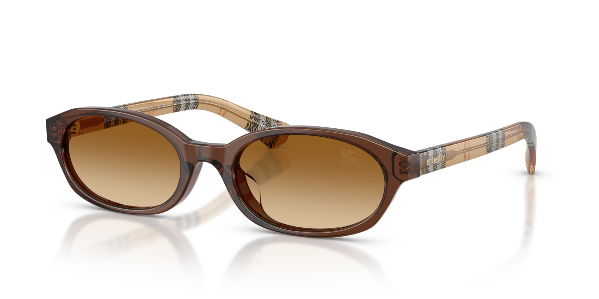 Burberry BE4508D XL (56 - 20) with Brown lenses and Brown frame