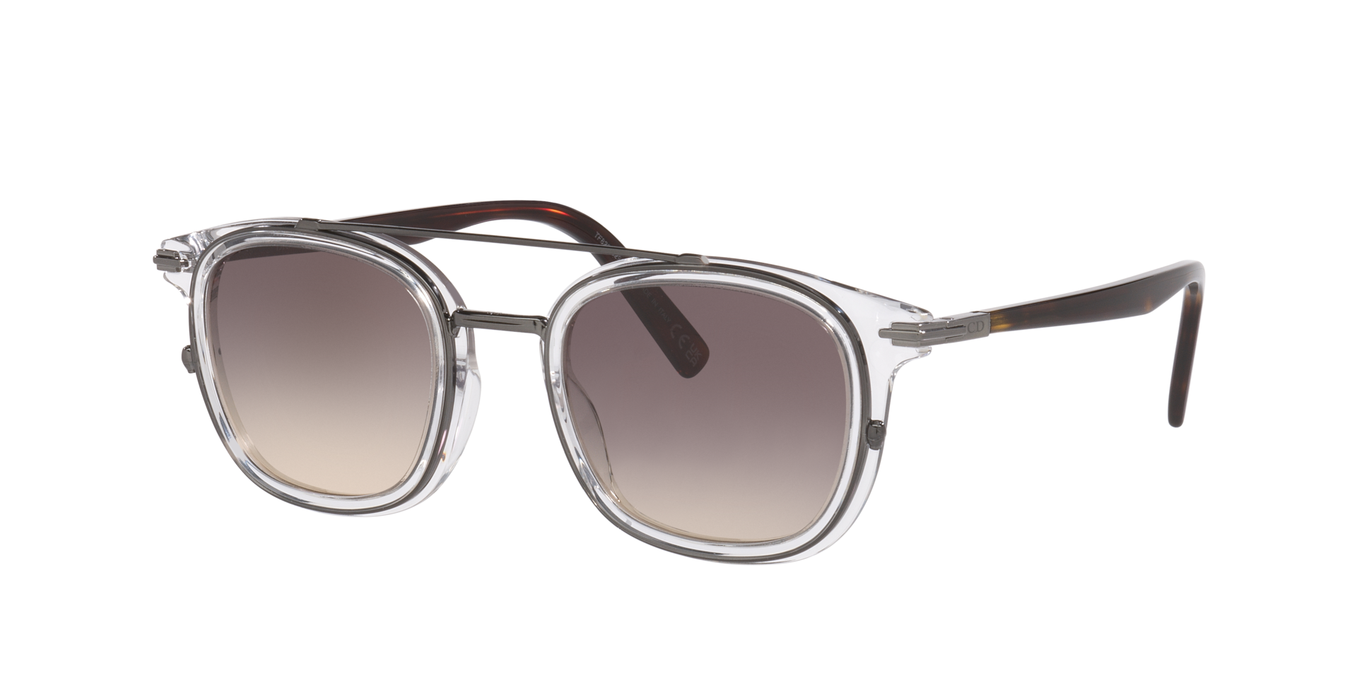 DIOR Man Sunglass DM40148I -  Frame color: Clear, Lens color: Brown Gradient
