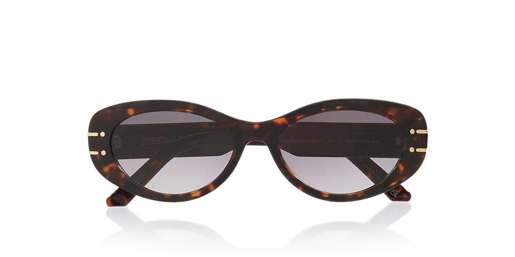 DIOR CD40170U XS (53 - 17) with Grey lenses and Tortoise frame